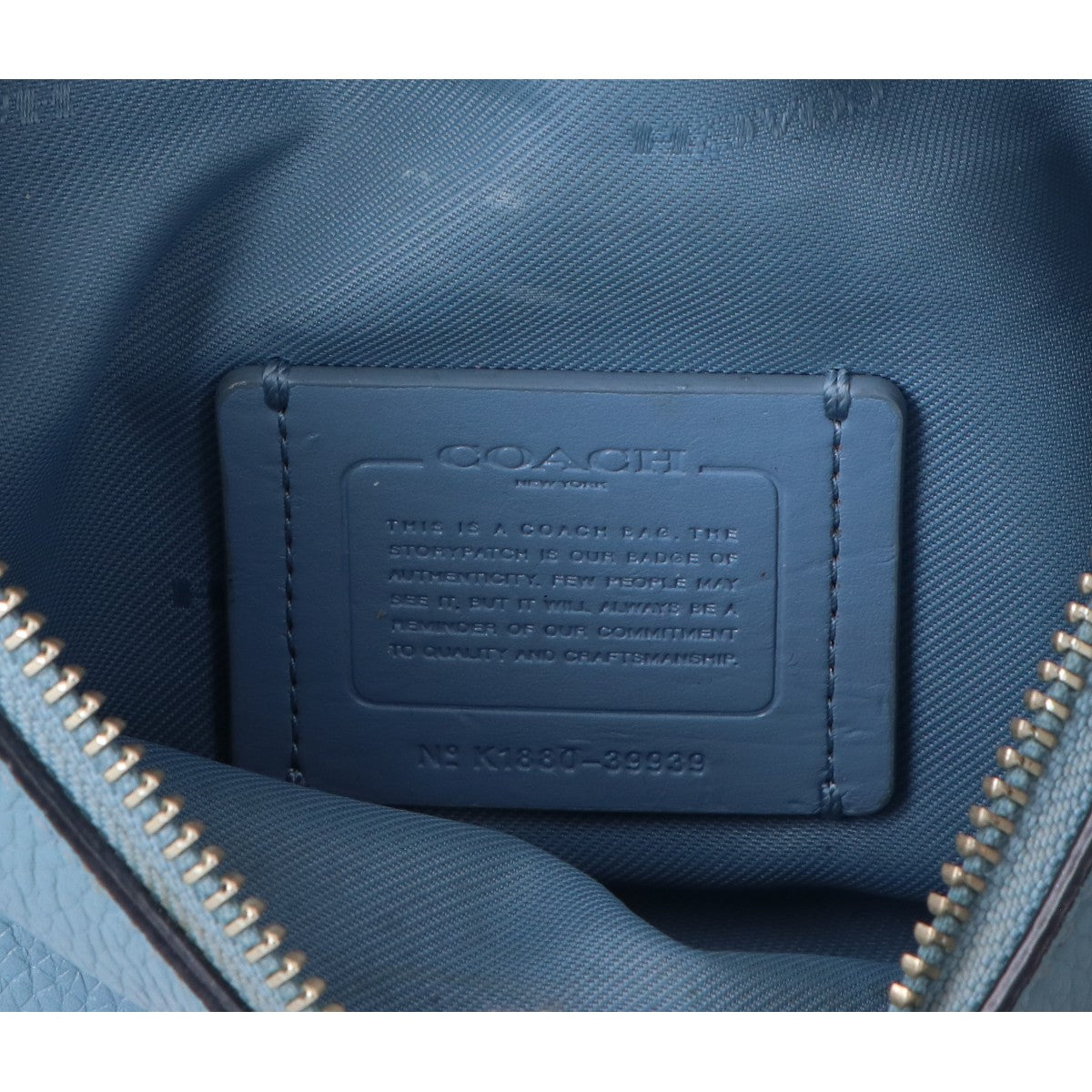 COACH コーチ ターコイズ 39939 レザー ベルトバッグ/ウエストバッグ ウエストバッグ
