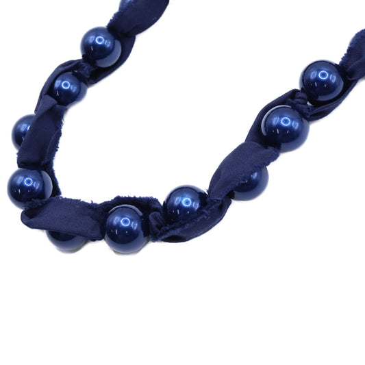 AW31AHTOMP4A Beaded Grosgrain Ribbon Choker for Women