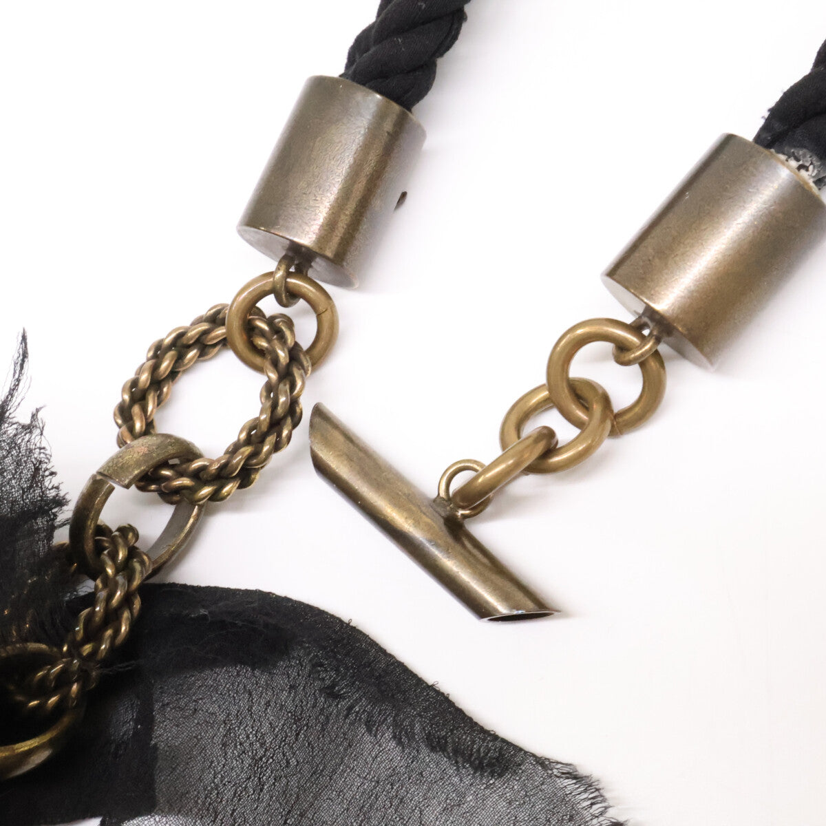 LANVIN ランバン 【美品】AW2A2HROUP4A 2 STRAND BELT ポンポン付 ロープ ベルト