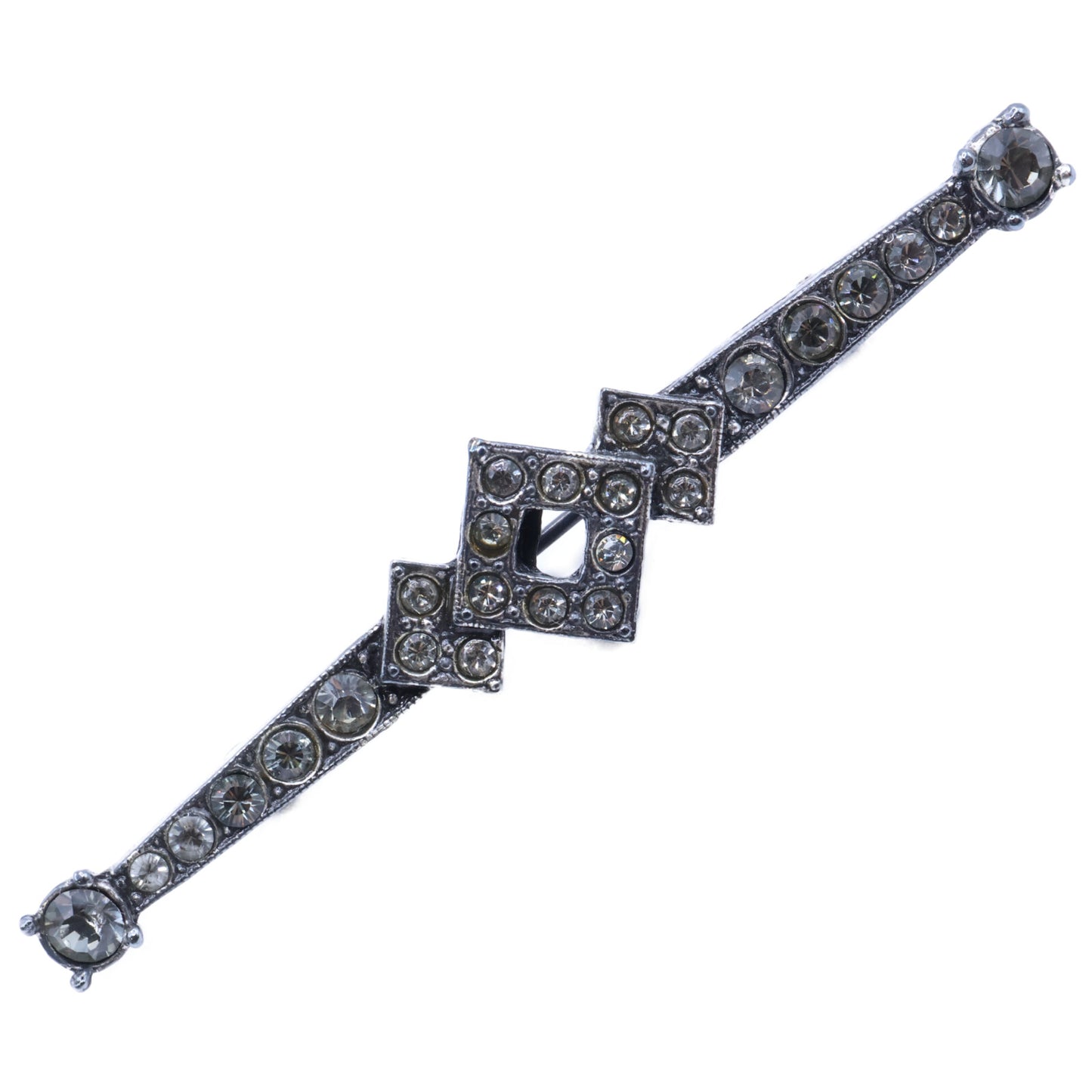 【美品】AW352HAST0B ラインストーン ブローチ レディース