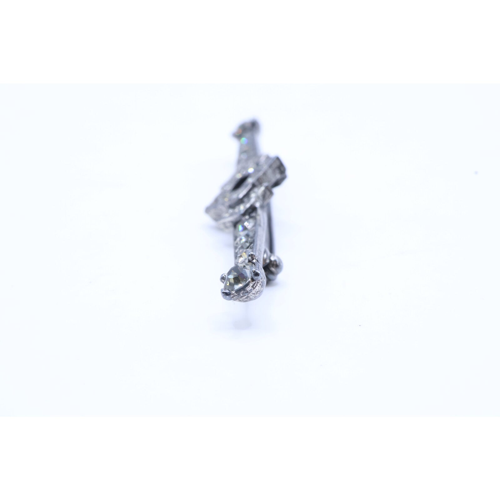 【美品】AW352HAST0B ラインストーン ブローチ レディース