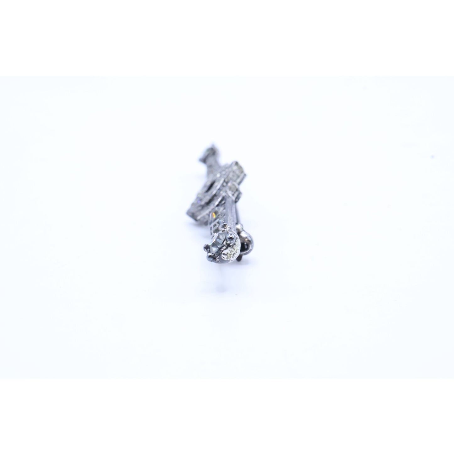 【美品】AW352HAST0B ラインストーン ブローチ レディース