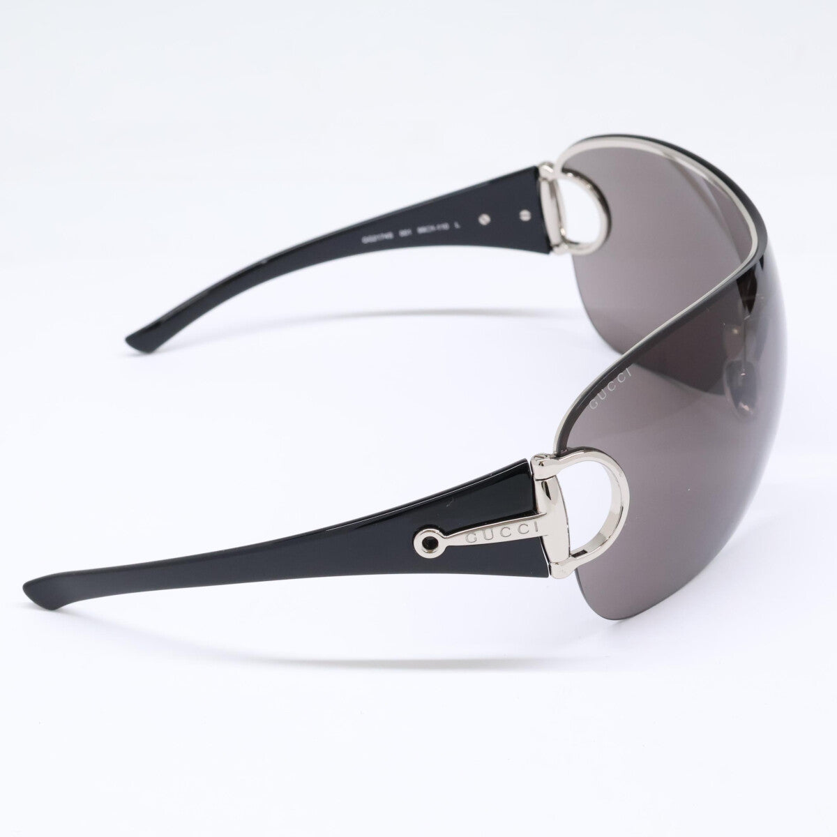 GUCCI グッチ 【美品】GG2174S 001 フレームレス マスクシェイプ サングラス