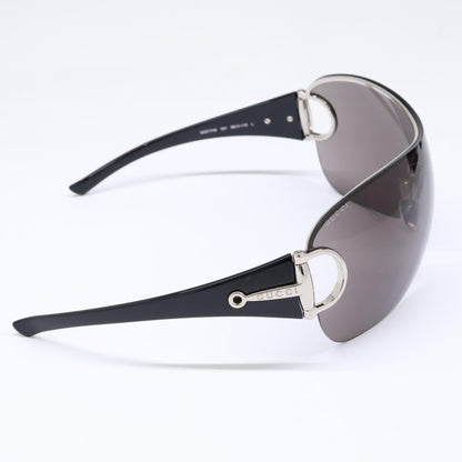 GUCCI グッチ 【美品】GG2174S 001 フレームレス マスクシェイプ サングラス