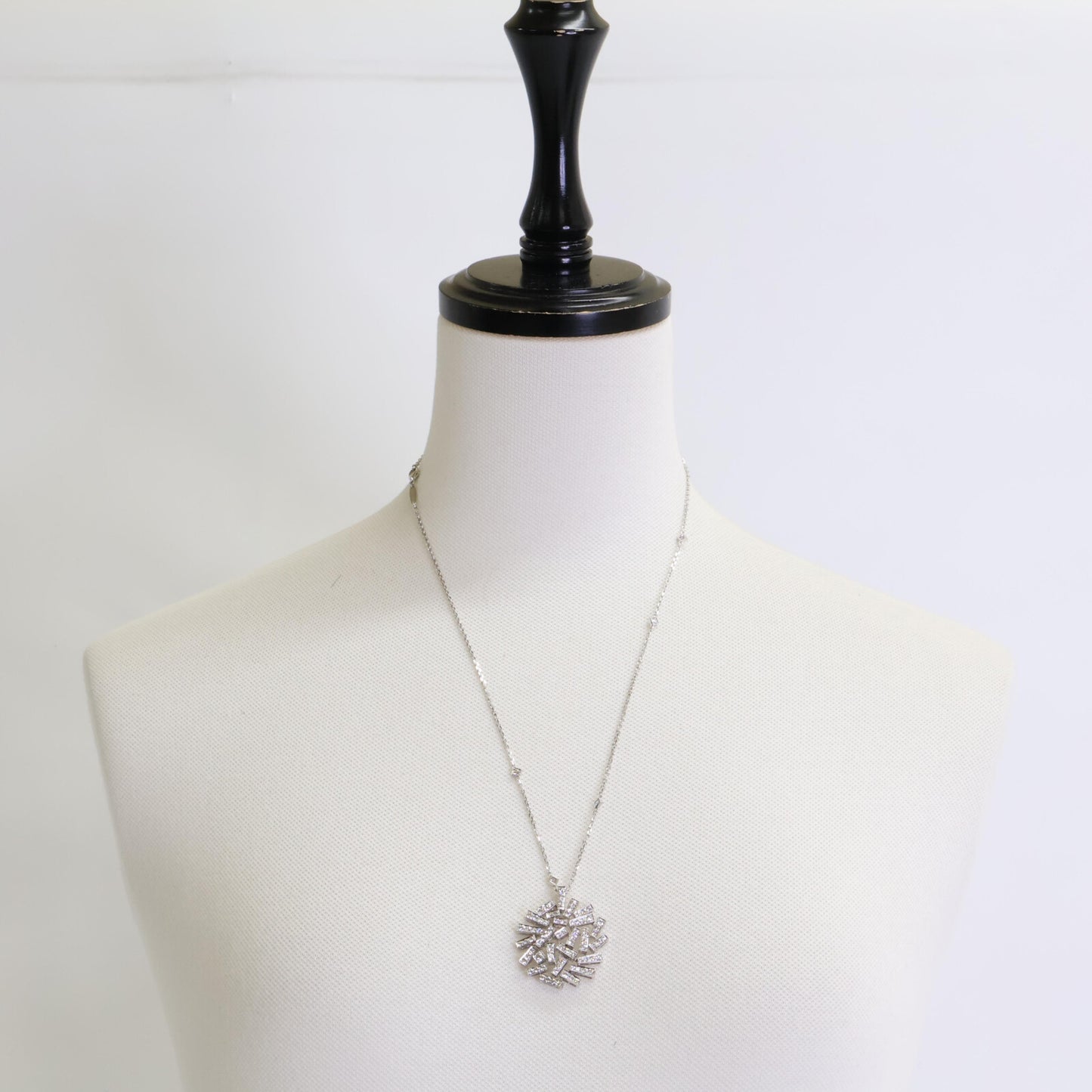 CHAUMET ショーメ 750WG LE GRAND FRISSON ダイヤモンド ネックレス ネックレス