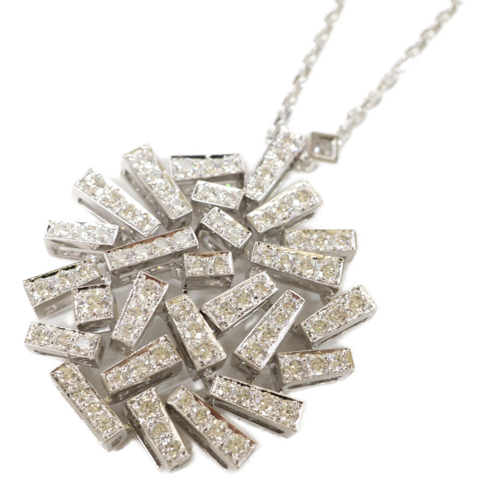 CHAUMET ショーメ 750WG LE GRAND FRISSON ダイヤモンド ネックレス ネックレス