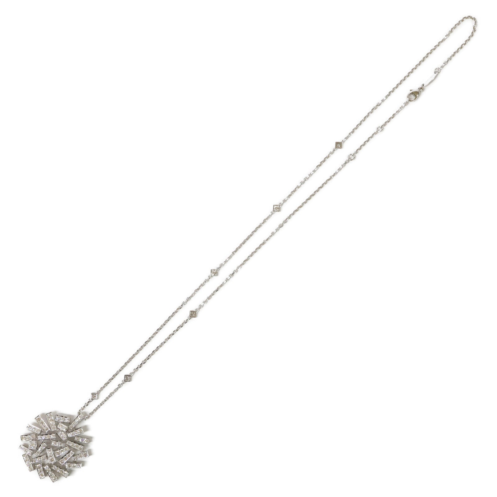 CHAUMET ショーメ 750WG LE GRAND FRISSON ダイヤモンド ネックレス ネックレス