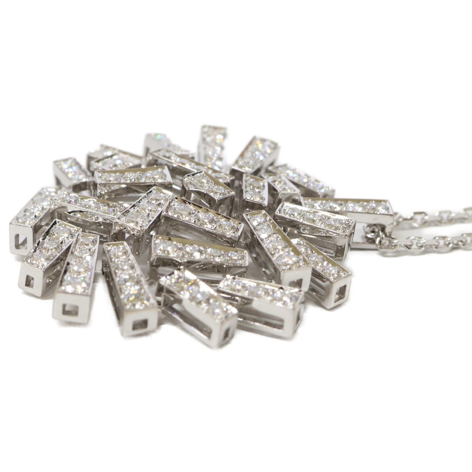 CHAUMET ショーメ 750WG LE GRAND FRISSON ダイヤモンド ネックレス ネックレス