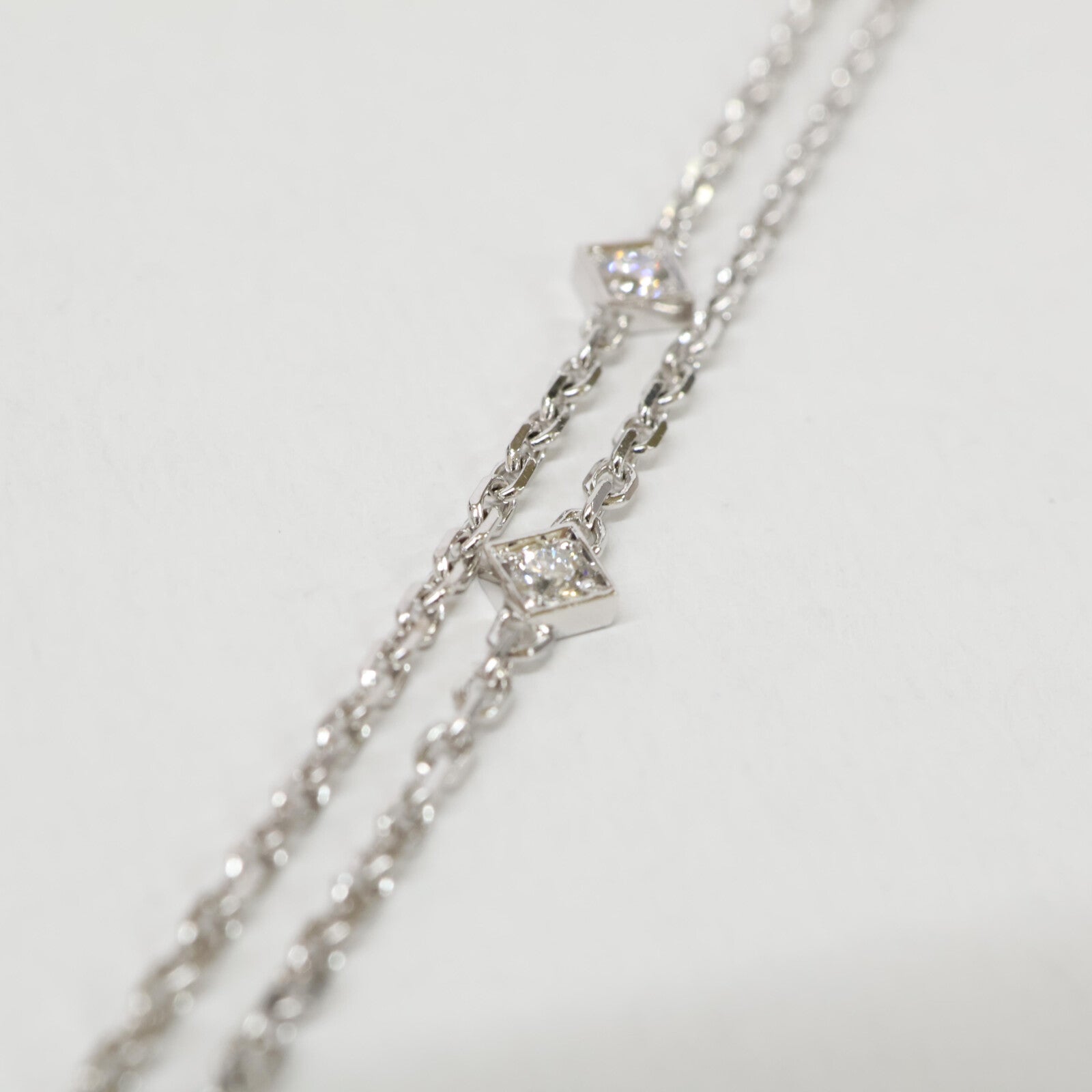 CHAUMET ショーメ 750WG LE GRAND FRISSON ダイヤモンド ネックレス ネックレス