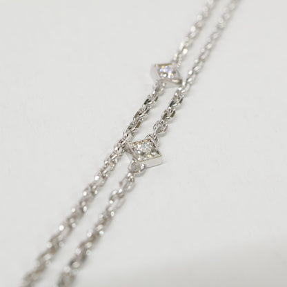 CHAUMET ショーメ 750WG LE GRAND FRISSON ダイヤモンド ネックレス ネックレス