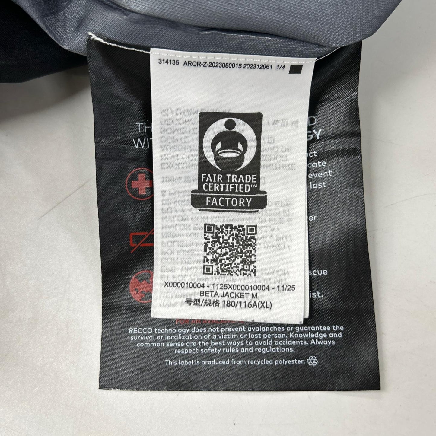 ARC'TERYX アークテリクス ブラック 25-26AW X000010004 BETA ジャケット ジャケット