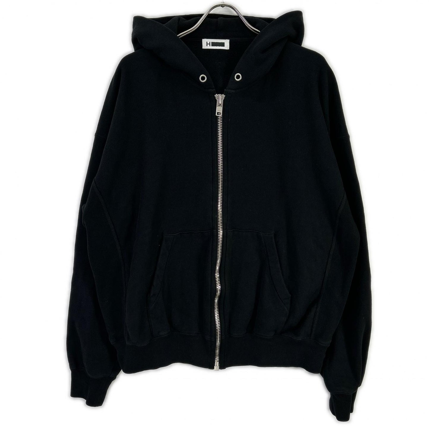 H BEAUTY＆YOUTH エイチビューティー＆ユース ブラック 1227-2-000003 クルーザー スウェット ジップ フーディ トップス