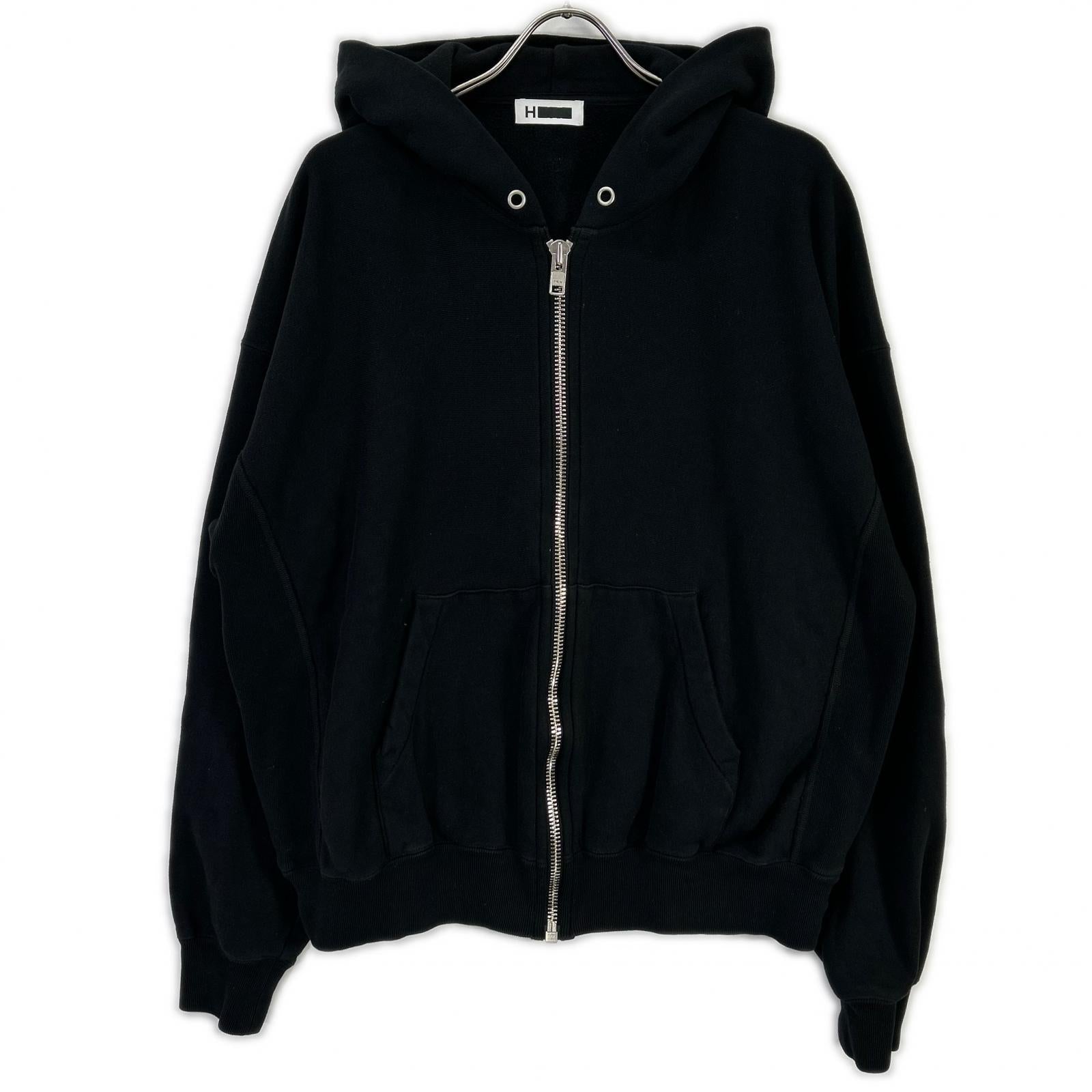 H BEAUTY＆YOUTH エイチビューティー＆ユース ブラック 1227-2-000003 クルーザー スウェット ジップ フーディ トップス