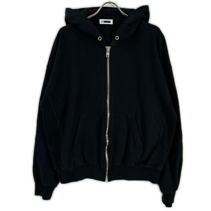 H BEAUTY＆YOUTH エイチビューティー＆ユース ブラック 1227-2-000003 クルーザー スウェット ジップ フーディ トップス