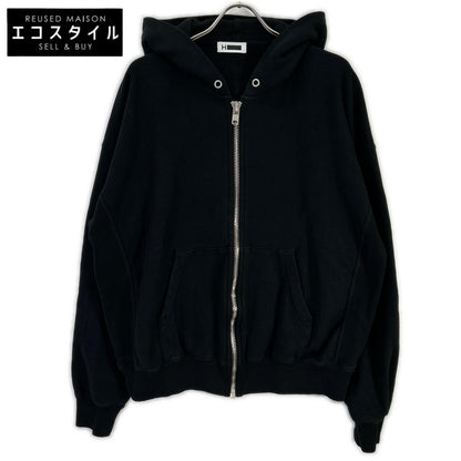 H BEAUTY＆YOUTH エイチビューティー＆ユース ブラック 1227-2-000003 クルーザー スウェット ジップ フーディ トップス
