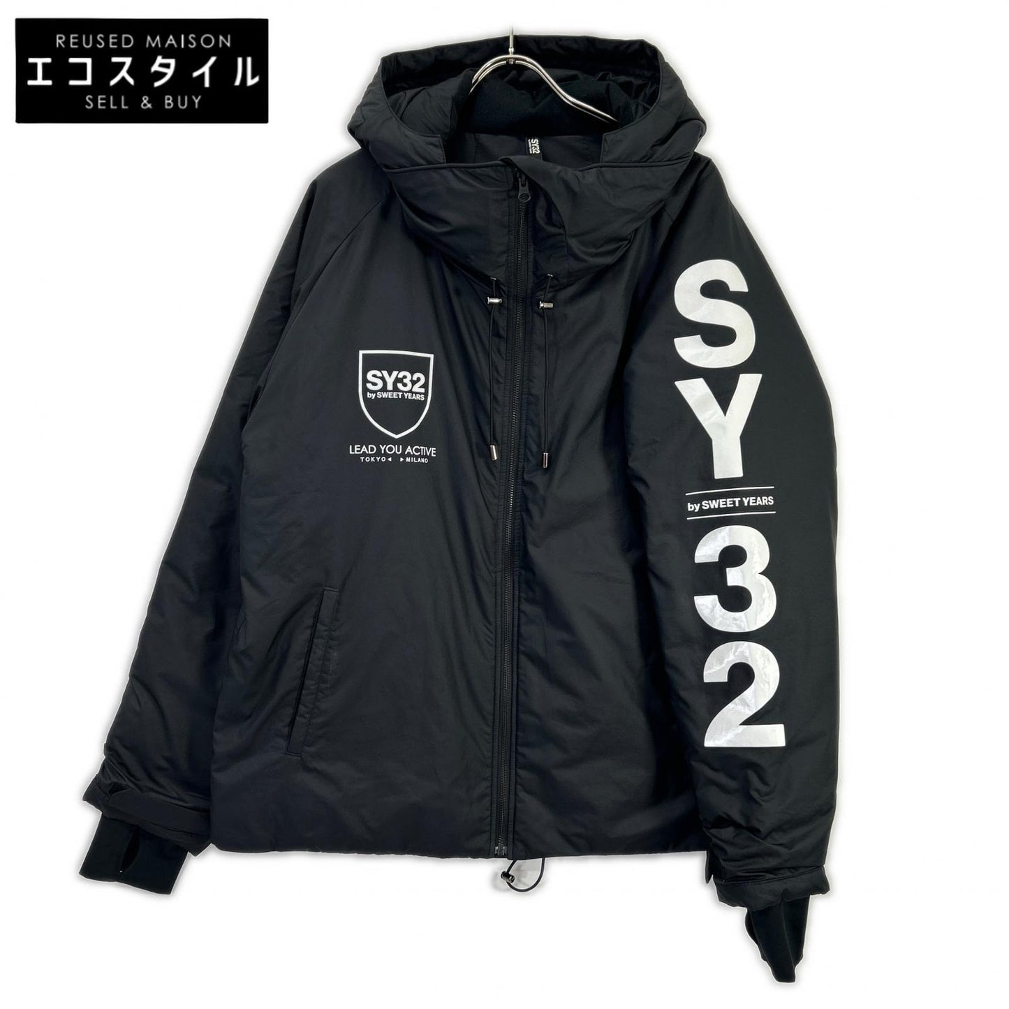 SY32 by SWEET YEARS SY32 by SWEET YEARS 黑色 13483 SHIELD LOGO INSULATION JK 夹克