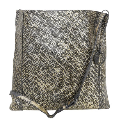 BOTTEGA VENETA ボッテガヴェネタ イントレッチオ ミラージュ ショルダーバッグ レディース ブラック×ゴールド B00958802D ショルダーバッグ