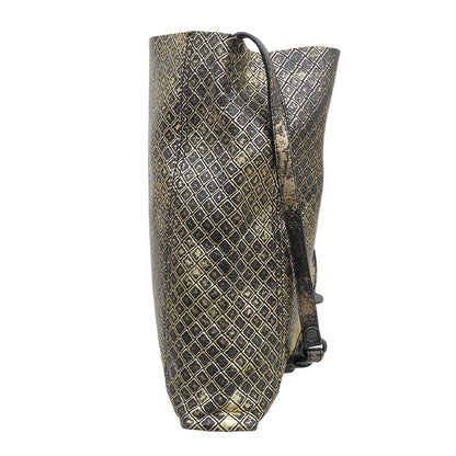 BOTTEGA VENETA ボッテガヴェネタ イントレッチオ ミラージュ ショルダーバッグ レディース ブラック×ゴールド B00958802D ショルダーバッグ