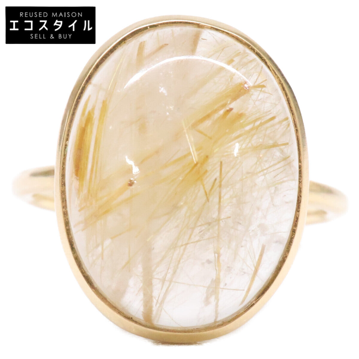ARTIDA OUD アルティーダウード 【美品】925GP ゴールドルチルクォーツ リング 指輪