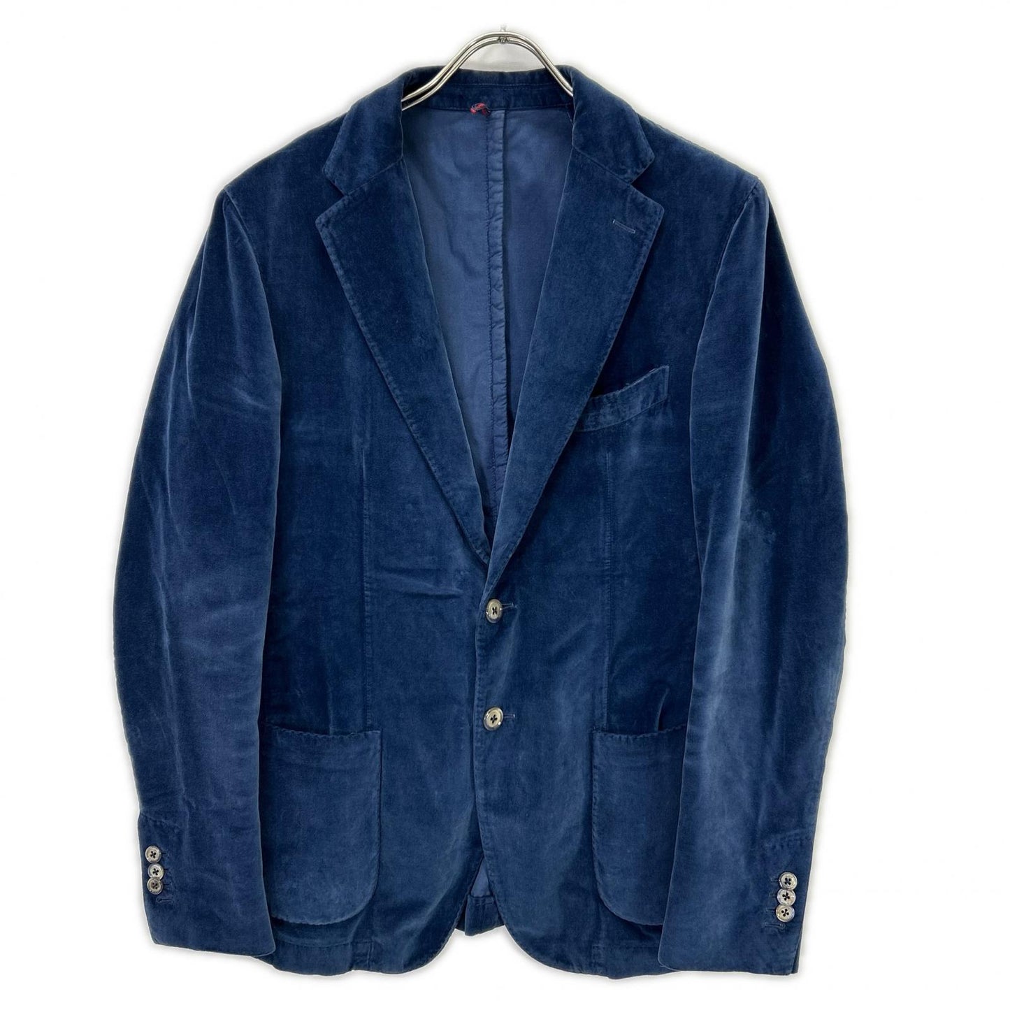BLUE GL756MF Cotton Velour Jacket Jacket 48 Men's