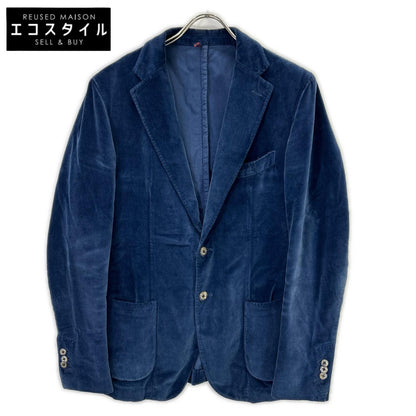 BLUE GL756MF Cotton Velour Jacket Jacket 48 Men's