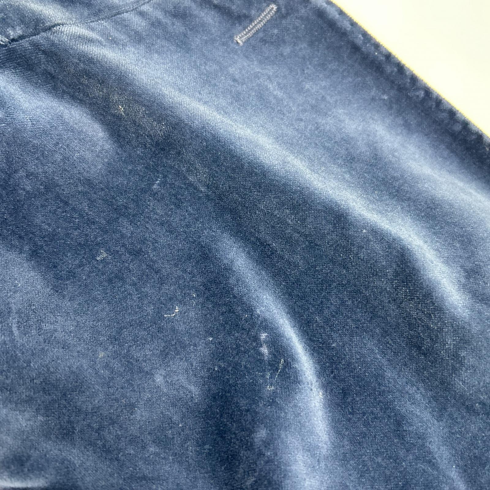 BLUE GL756MF Cotton Velour Jacket Jacket 48 Men's