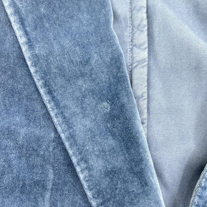 BLUE GL756MF Cotton Velour Jacket Jacket 48 Men's
