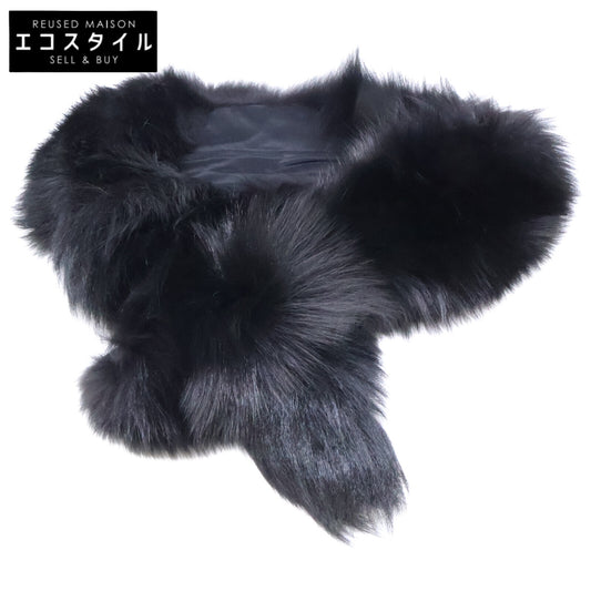 MANZONI24 【美品】X4117M103-FF 狐狸毛围巾 披肩