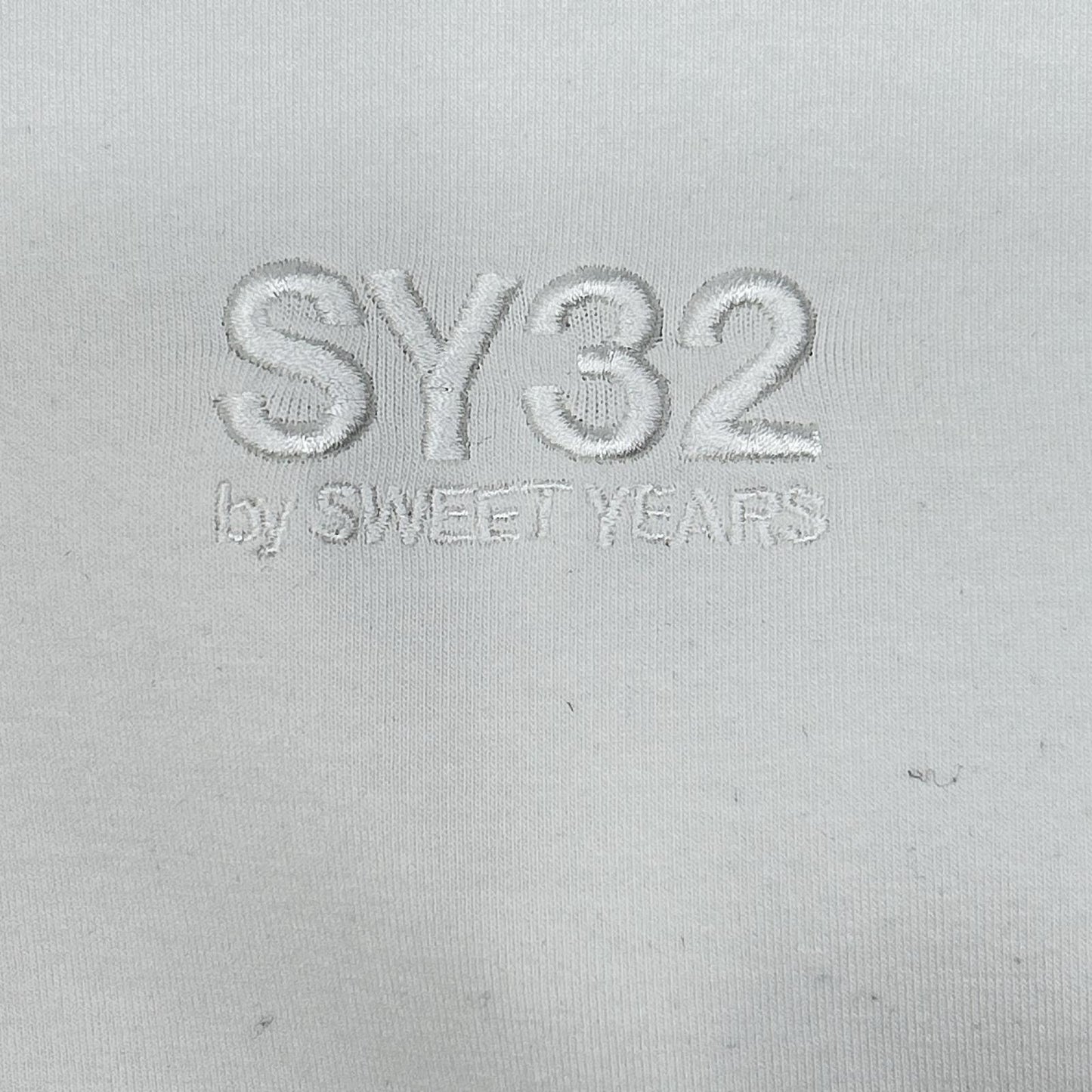 SY32 by SWEET YEARS エスワイサーティトゥーバイスウィートイヤーズ 15526 EMBROIDERY LOGO SWEAT セットアップ スーツ セットアップ