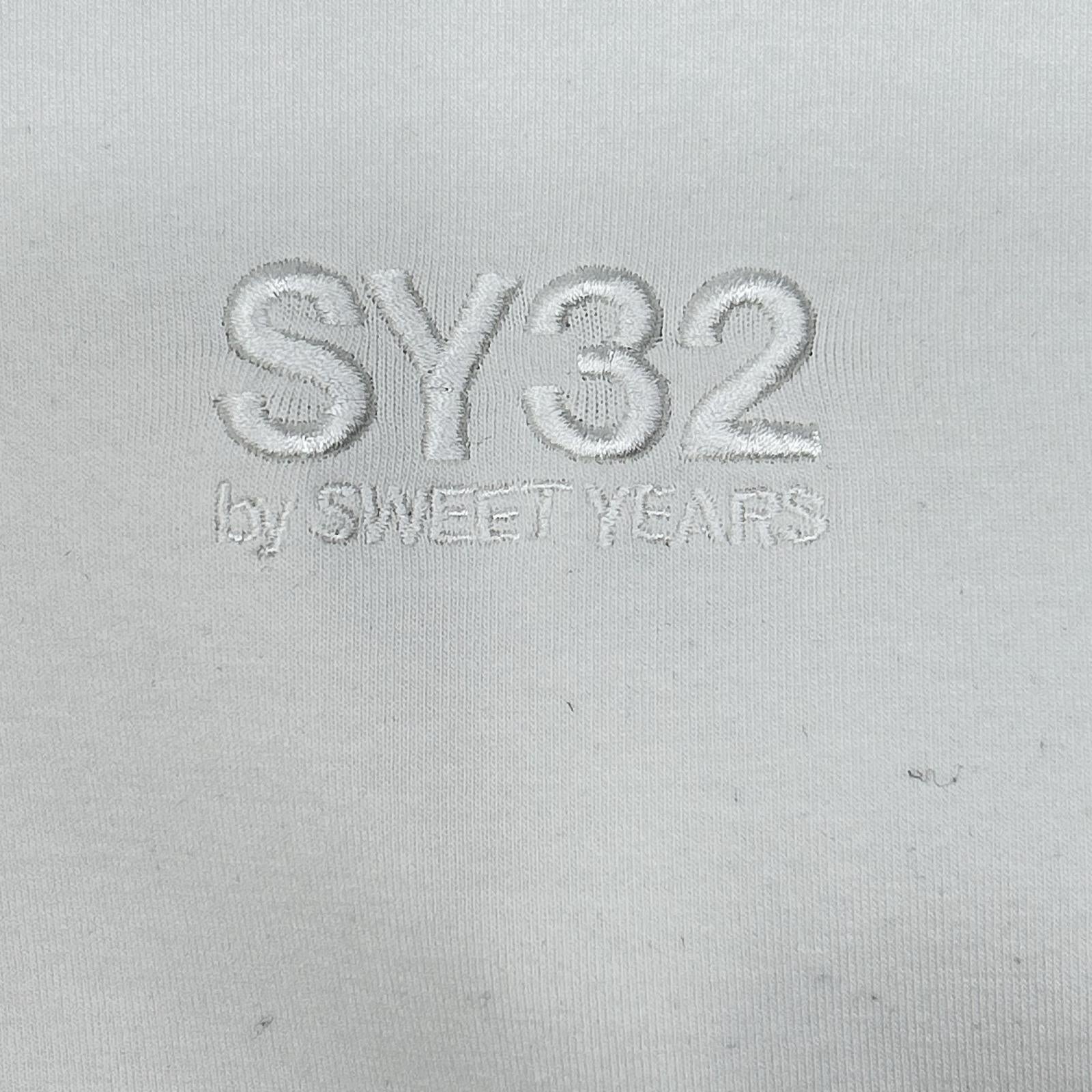 SY32 by SWEET YEARS エスワイサーティトゥーバイスウィートイヤーズ 15526 EMBROIDERY LOGO SWEAT セットアップ スーツ セットアップ