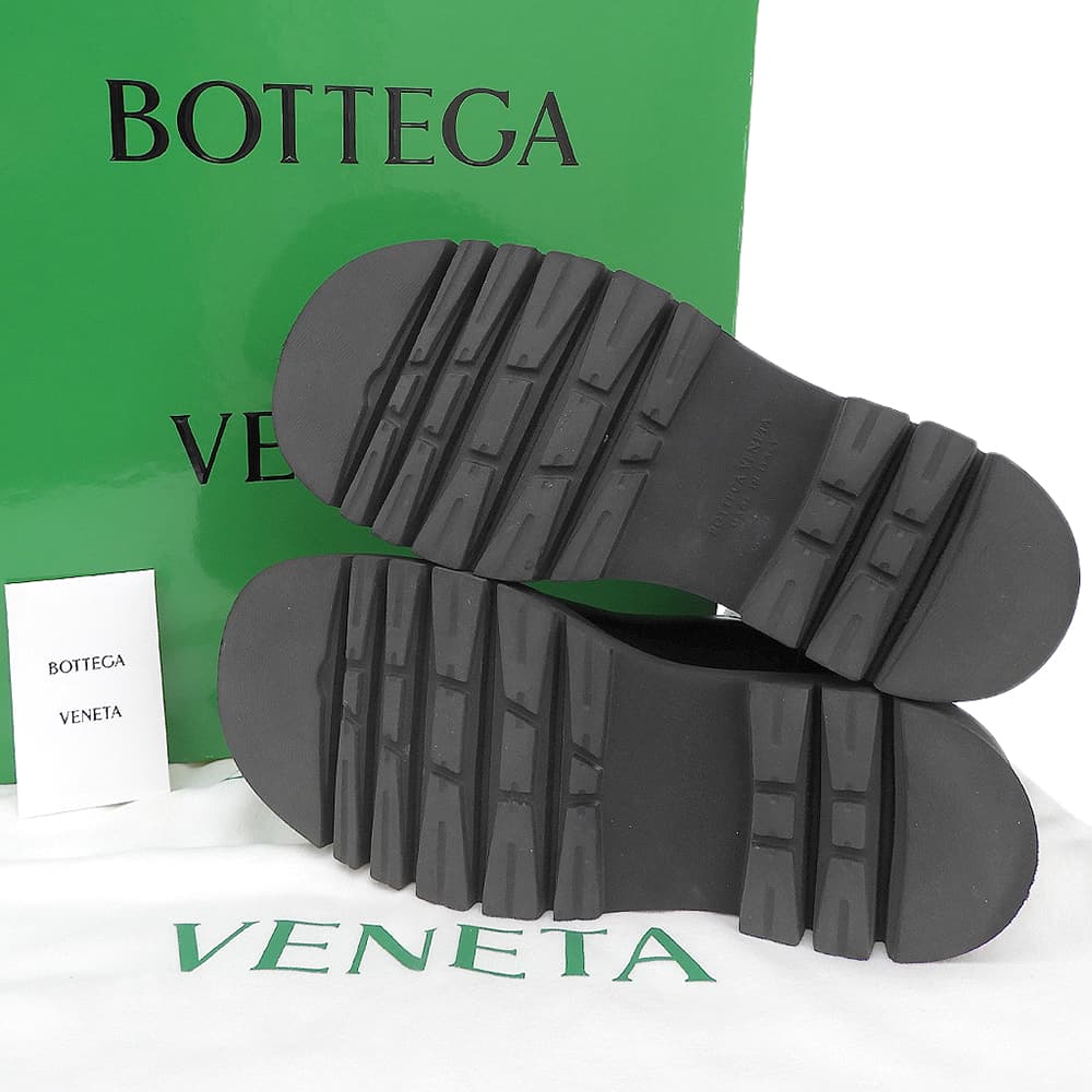 BOTTEGA VENETA Bottega Veneta excellent-condition LUG Chelsea side-gore boots for women, black, size 37 shoes