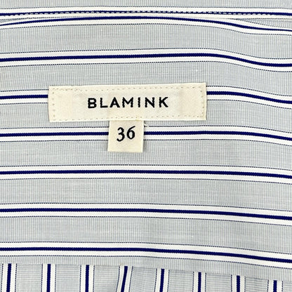 BLAMINK ブラミンク ブルー 7926-230-0222 ストライプ シャツワンピース ワンピース