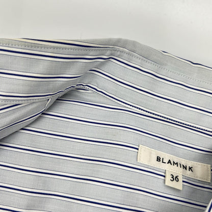 BLAMINK ブラミンク ブルー 7926-230-0222 ストライプ シャツワンピース ワンピース