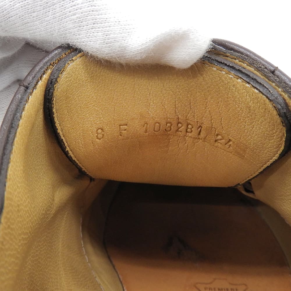 Paraboot パラブーツ 美品 CHAMBORD シャンボード ダービー シューズ メンズ マロン 8 710707 シューズ