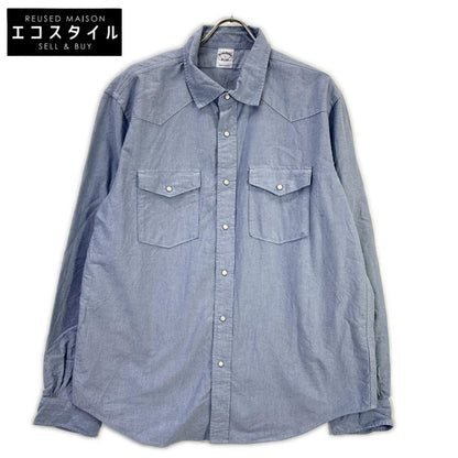 Brooks Brothers 布克兄弟 萨克斯蓝 100221444 牛津布西部风周五衬衫 上衣