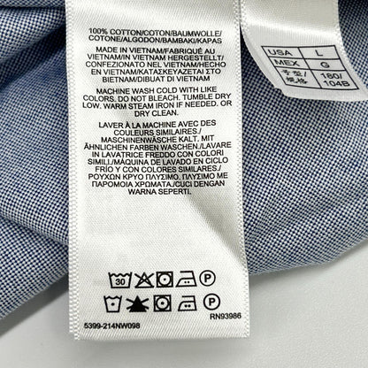 Brooks Brothers 布克兄弟 萨克斯蓝 100221444 牛津布西部风周五衬衫 上衣