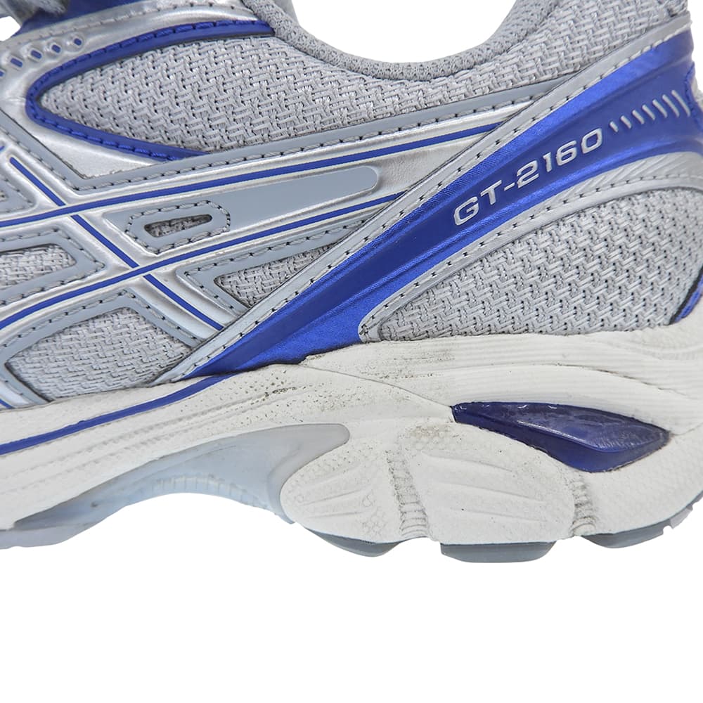 asics アシックス 美品 GT-2160 スニーカー シューズ レディース グレー×ブルー 23.5cm 1203A604 シューズ