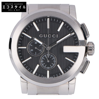 GUCCI グッチ 【美品】101.2 G-クロノ ラージウォッチ 腕時計