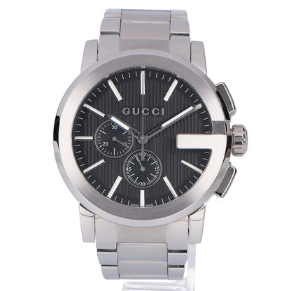 GUCCI グッチ 【美品】101.2 G-クロノ ラージウォッチ 腕時計