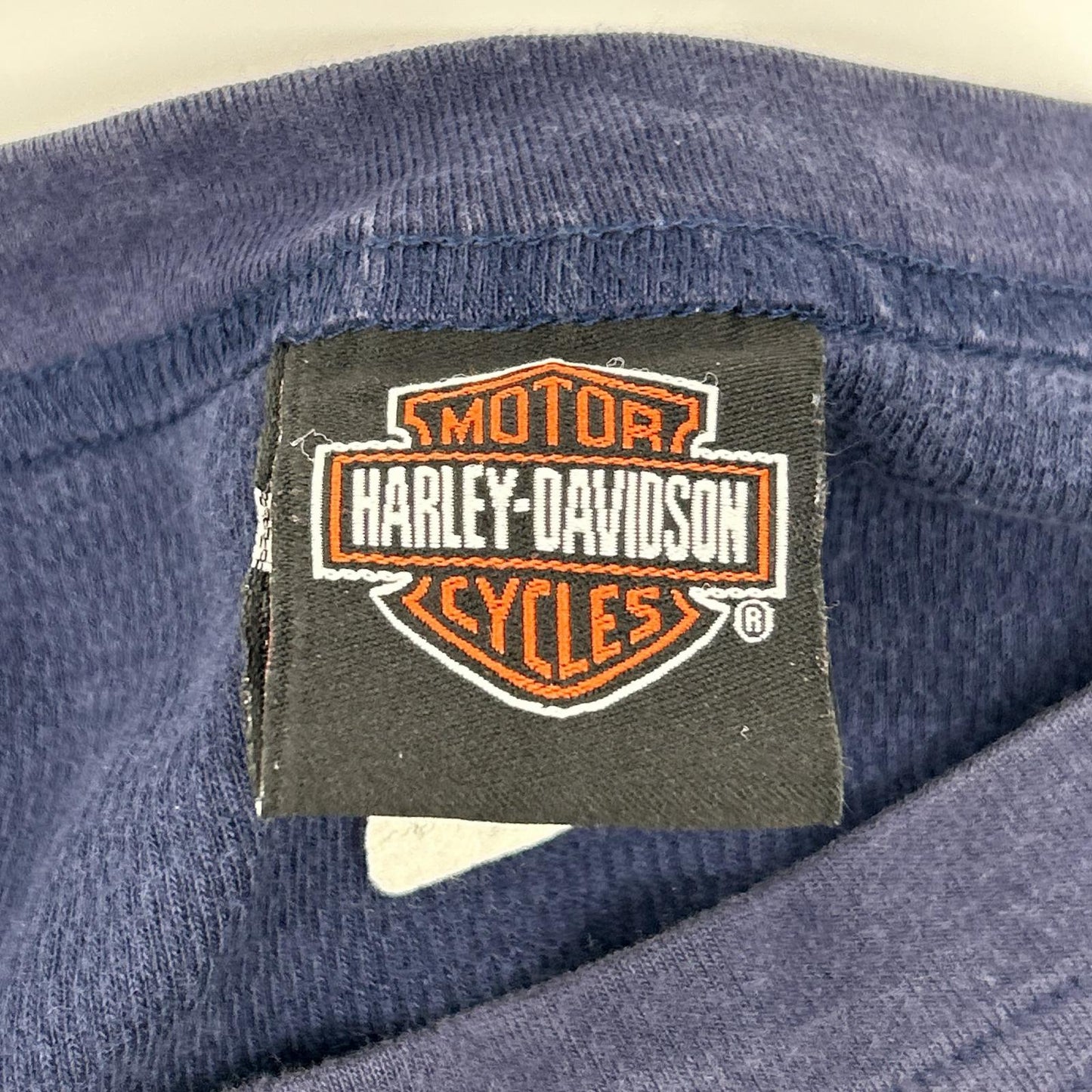 HARLEY-DAVIDSON ハーレーダビッドソン ネイビー ピンナップガール ロンT トップス