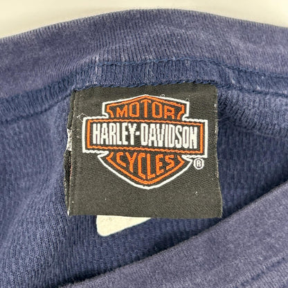 HARLEY-DAVIDSON ハーレーダビッドソン ネイビー ピンナップガール ロンT トップス