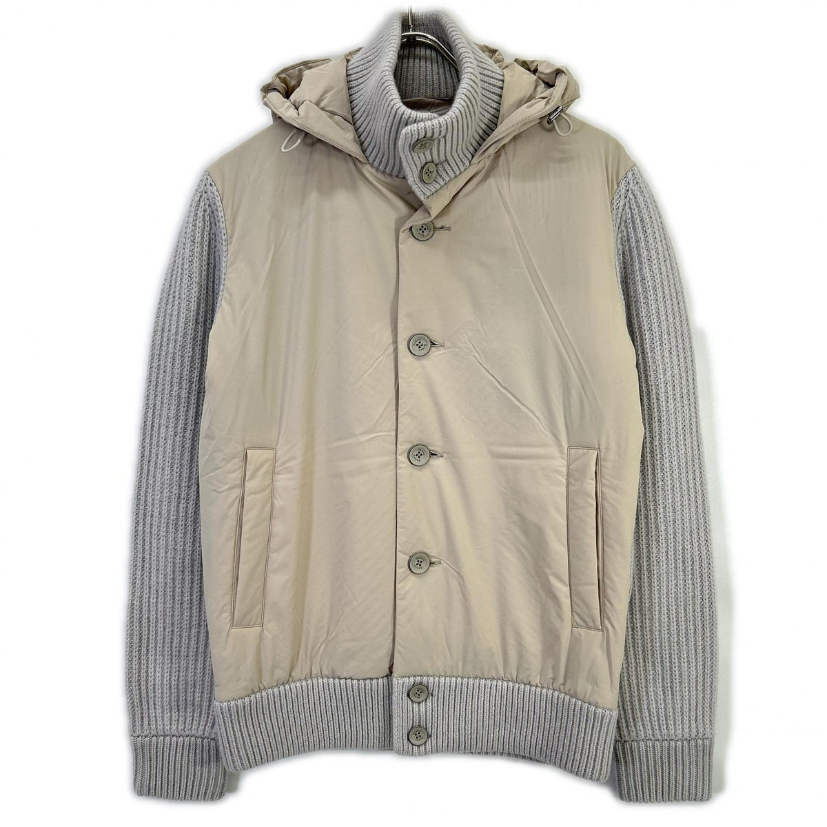 HERNO ヘルノ グレージュ MC00026UR-70146 ハイブリッド パーカー ブルゾン ジャケット