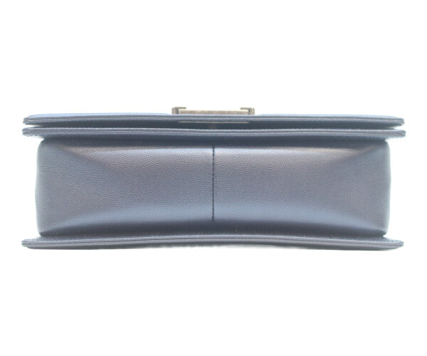 CHANEL シャネル 美品 24番台 ボーイシャネル25 キャビアスキン チェーン ショルダーバッグ