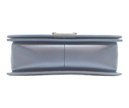 CHANEL シャネル 美品 24番台 ボーイシャネル25 キャビアスキン チェーン ショルダーバッグ