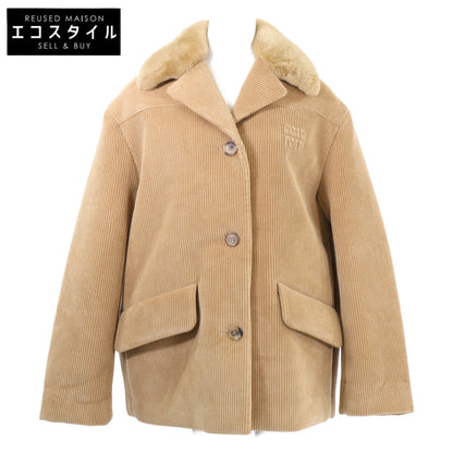 MIUMIU 缪缪 【美品/国内正品/23年产】ML988 带皮草领灯芯绒夹克 夹克