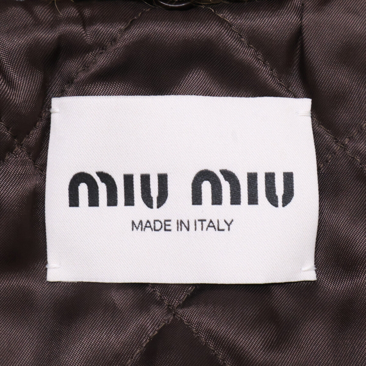 MIUMIU 缪缪 【美品/国内正品】MPV827 羊羔皮带毛领飞行员夹克 夹克