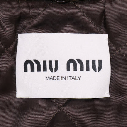 MIUMIU 缪缪 【美品/国内正品】MPV827 羊羔皮带毛领飞行员夹克 夹克