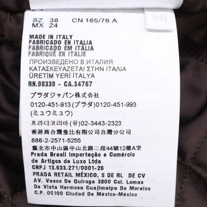 MIUMIU 缪缪 【美品/国内正品】MPV827 羊羔皮带毛领飞行员夹克 夹克