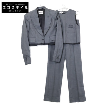 MIUMIU 缪缪 【美品/国内正品】MT1829/MP1620/MH1835 短款夹克/马甲/裤子 套装