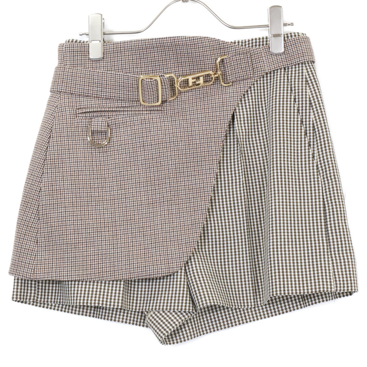 FENDI フェンディ 【美品/国内正規】FJ7292/FR6410 AKSM ガンクラブチェック ショートジャケット/ショートパンツ セットアップ スーツ セットアップ